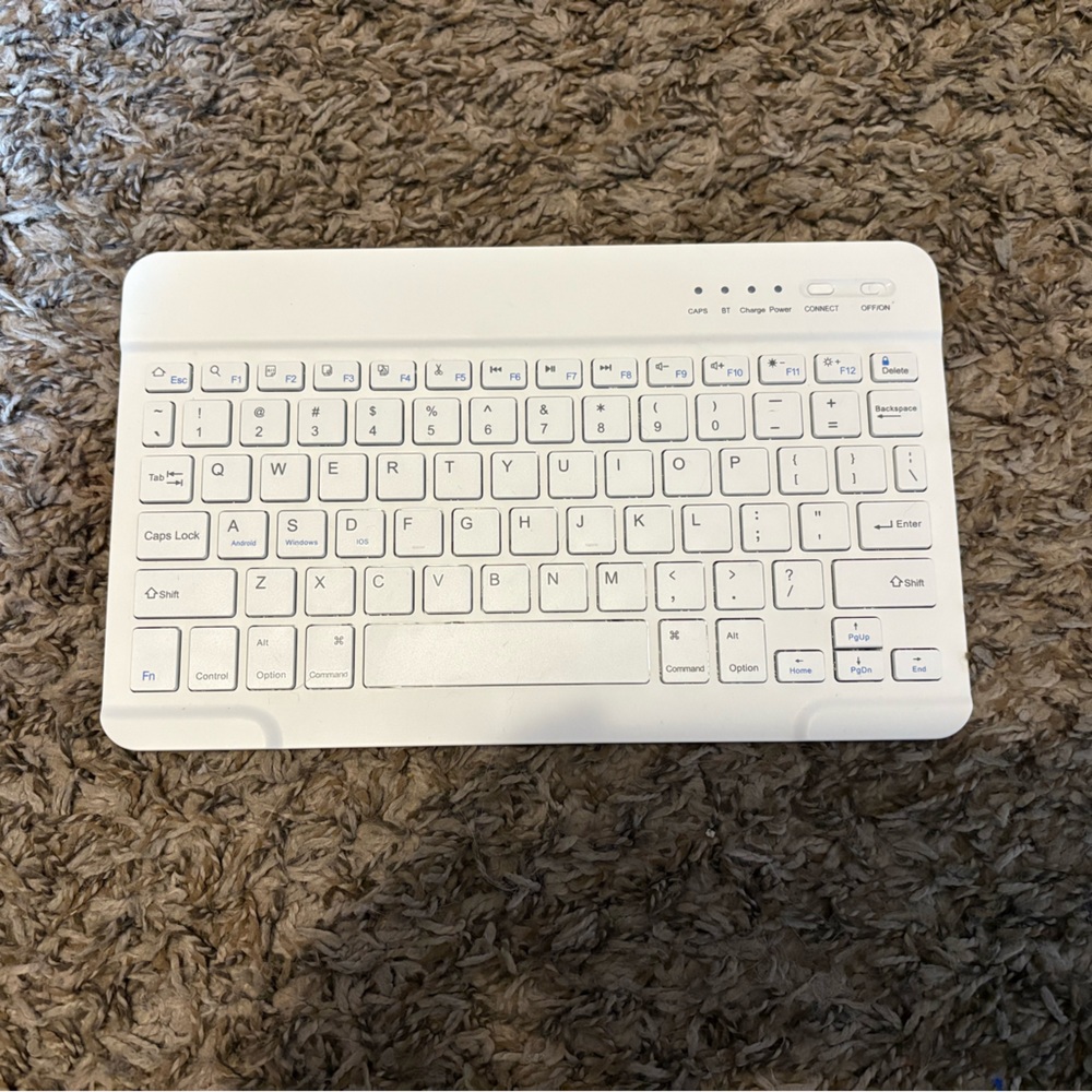 White Wireless Keyboard